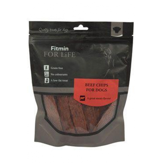 Fitmin FL dog poch. Treats Hovězí plátky 400g