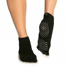 Ponožky na jógu Grippy Yoga Socks Black - GAIAM Ponožky na jógu Grippy Yoga Socks Black - GAIAM