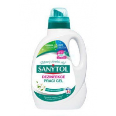SANYTOL dezinfekce prací gel s vůní květů 1,7l/34dávek SANYTOL dezinfekce prací gel s vůní květů 1,7l/34dávek