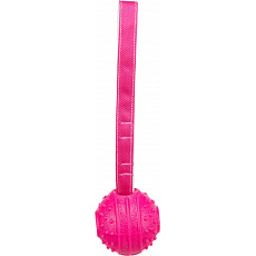 Soft & Strong, míček s poutkem, TPR, 29 cm, růžová Soft & Strong, míček s poutkem, TPR, 29 cm, růžová