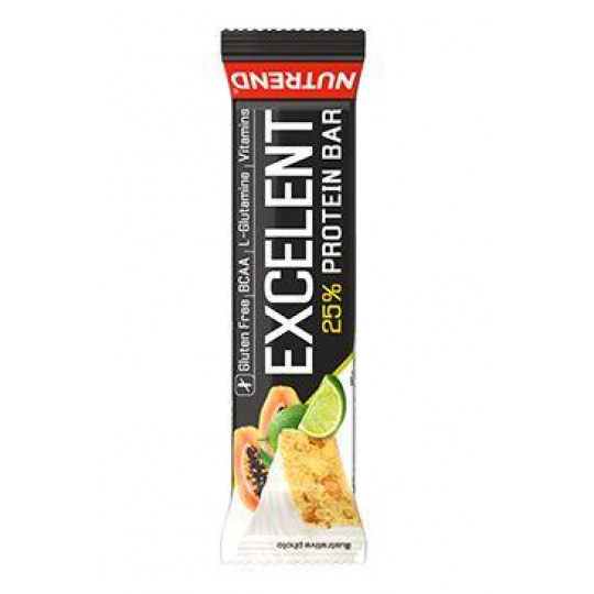 Nutrend Excelent Protein Bar limetka s papájou 85g