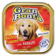 GRAN BONTA paštika s hovězím masem pro psy 150g GRAN BONTA paštika s hovězím masem pro psy 150g