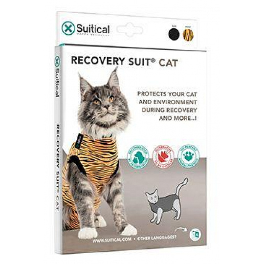 Obleček ochranný Suitical Cat TIGER 29cm XXXS