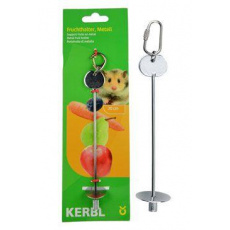 Držák na ovoce, do klece pro hlodavce, kovový 20cm Držák na ovoce, do klece pro hlodavce, kovový 20cm
