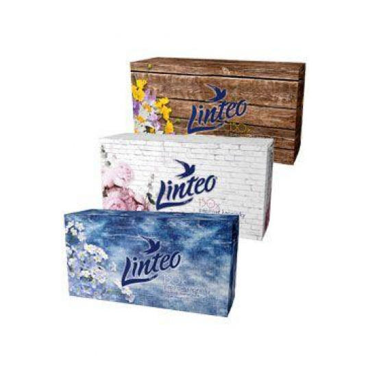 Kapesníky papírové Linteo 2vrstvé box 150ks